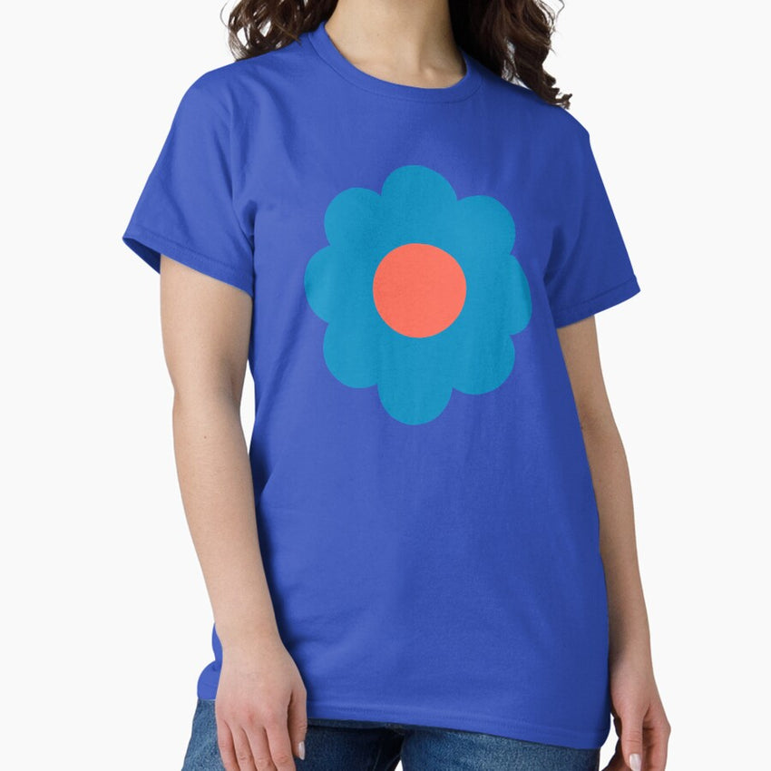 Retro Vintage Flower Pattern #6 Classic T-Shirt