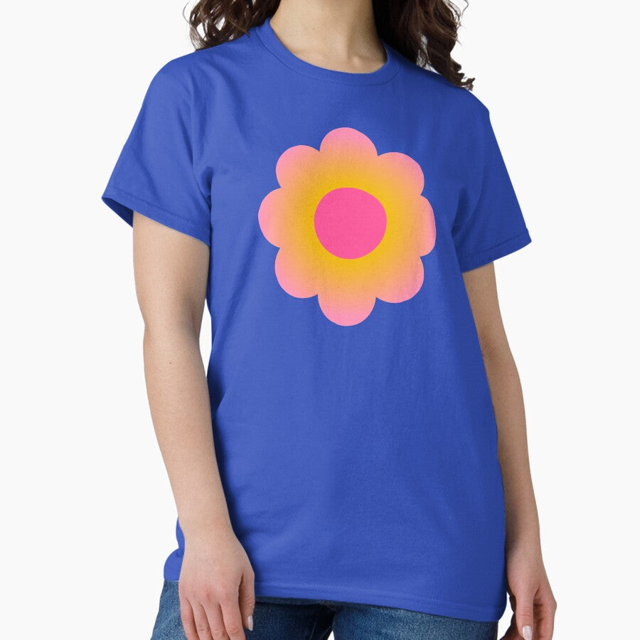 Retro Vintage Flower Pattern #12 Classic T-Shirt
