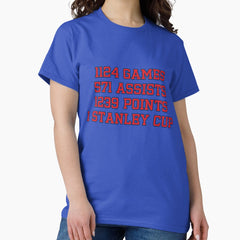 Alex Ovechkin Stanley Cup Stats - Washington Capitals 2018 #8 Classic T-Shirt