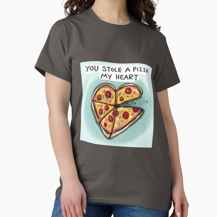 You Stole a Pizza My Heart: daily doodle design Classic T-Shirt