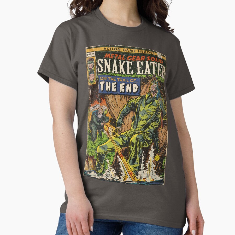 The End Snake Eater Comic Book Cover Fan Art Classic T Shirt