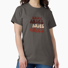 70S Aries Aries Zodiac Classic T Shirt