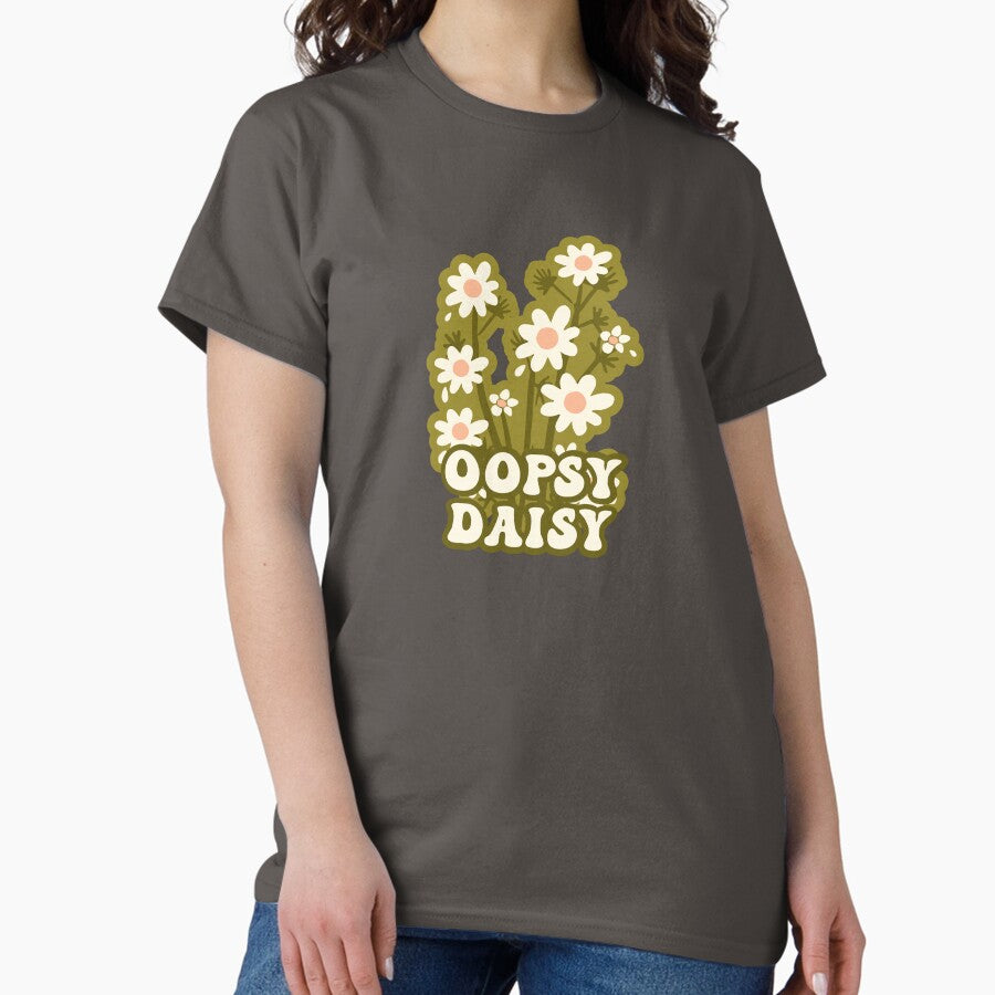 Oopsy Daisy Retro florals Classic T-Shirt