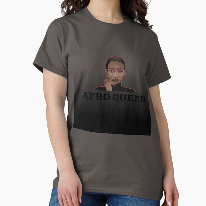Afro Queen Classic T Shirt