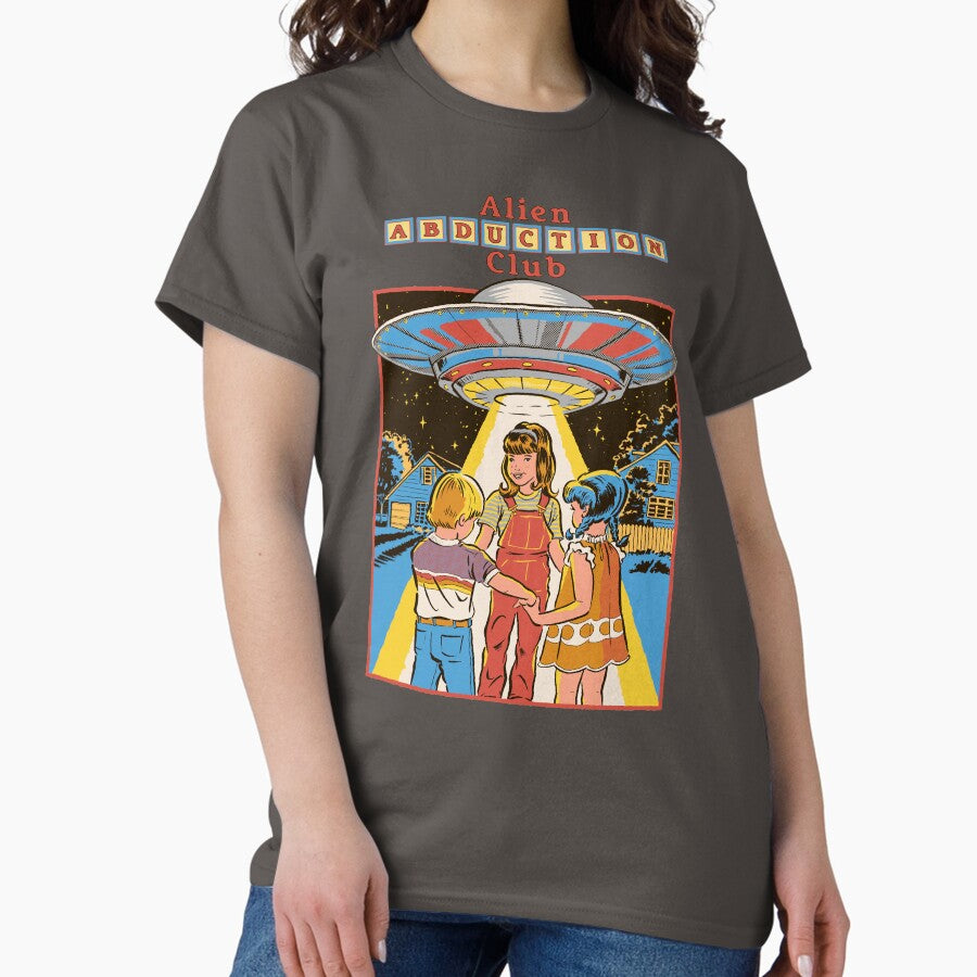 Alien Abduction Club Classic T Shirt