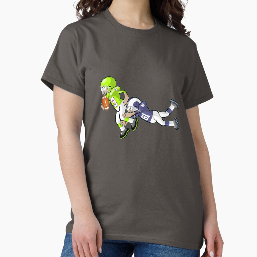 American Football Cartoon Style 14/41 Classic T-Shirt