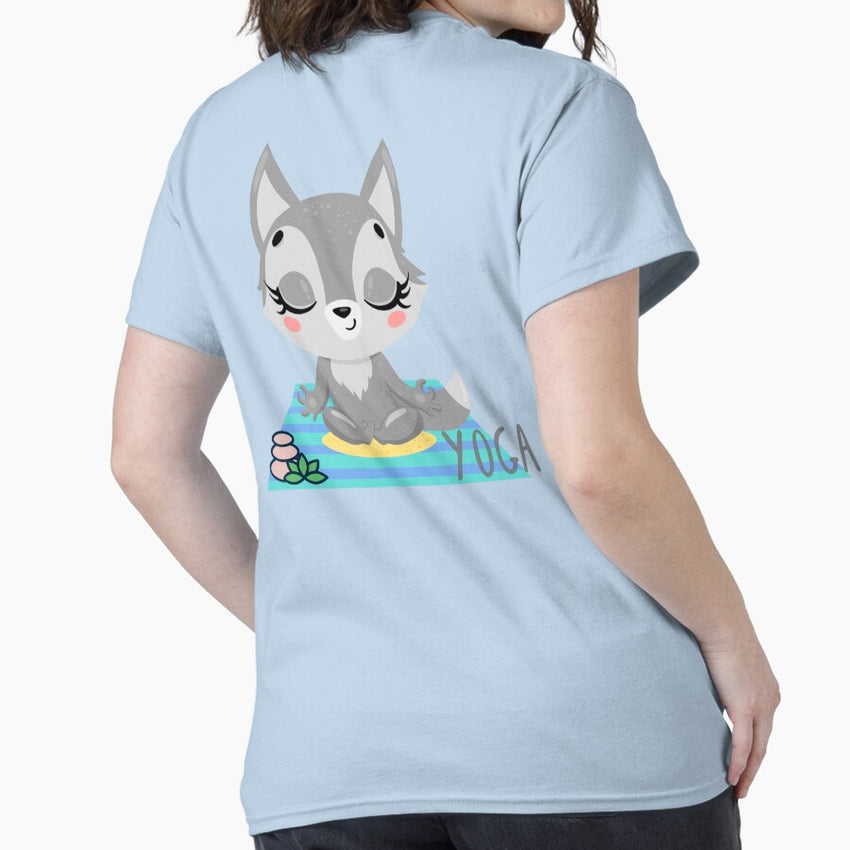 Baby Fox Easy Yoga Bliss Design For Wild Animal Lovers And Yoga Lovers You Know Classic T Shirt