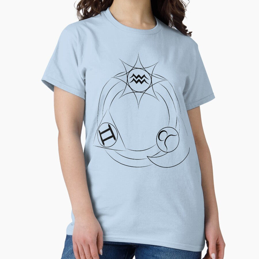 Aquarius Taurus Gemini Classic T-Shirt