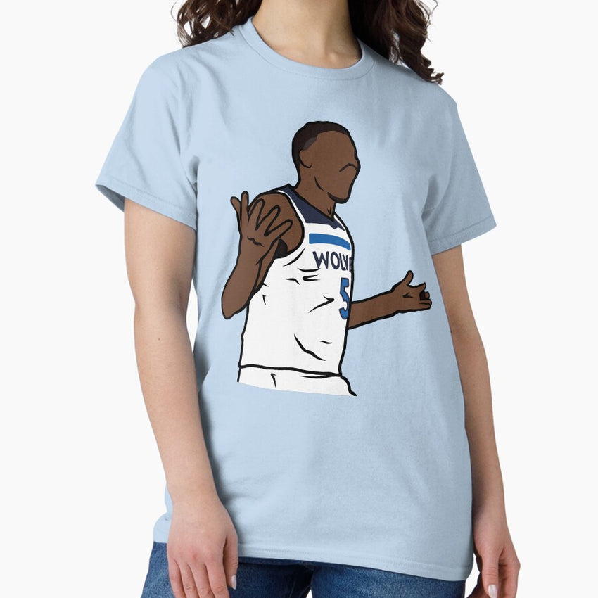 Anthony Edwards Shrug Classic T Shirt