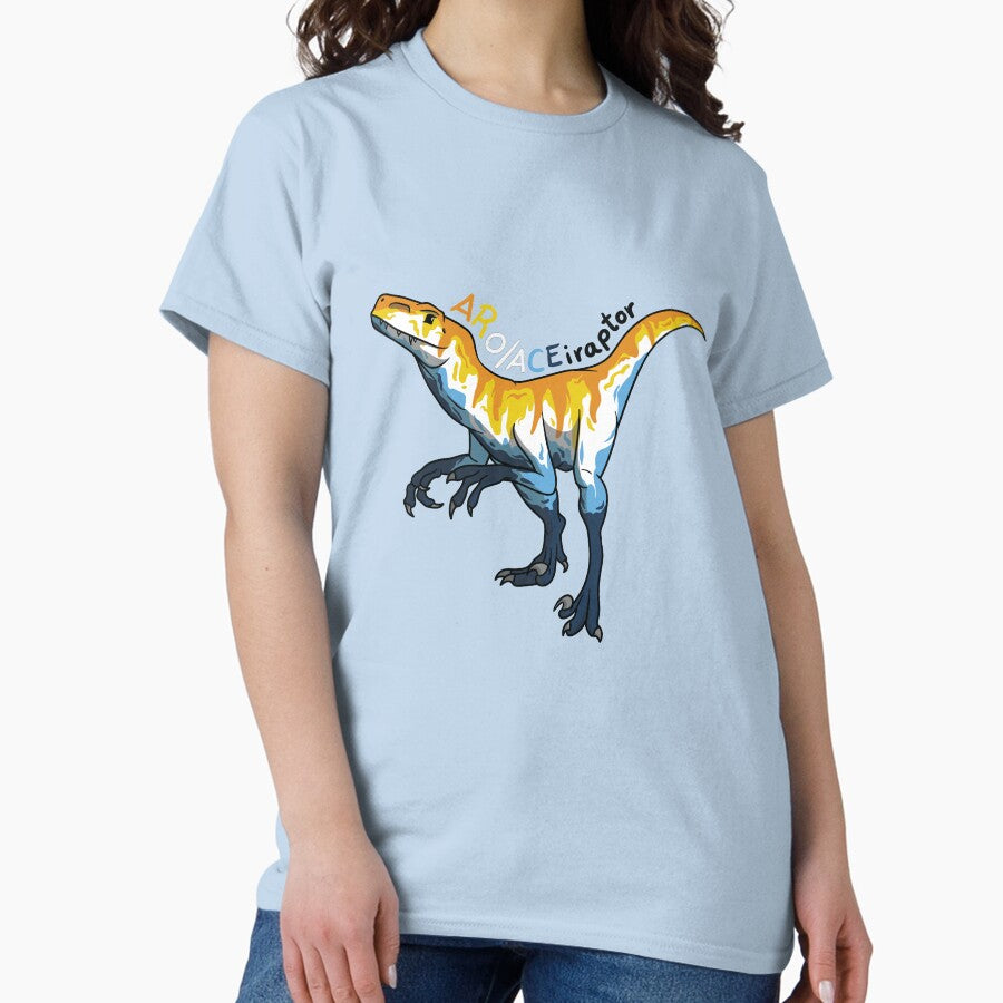 Atrociraptor Aroace Sticker Apparel Paleolgbt Classic T Shirt