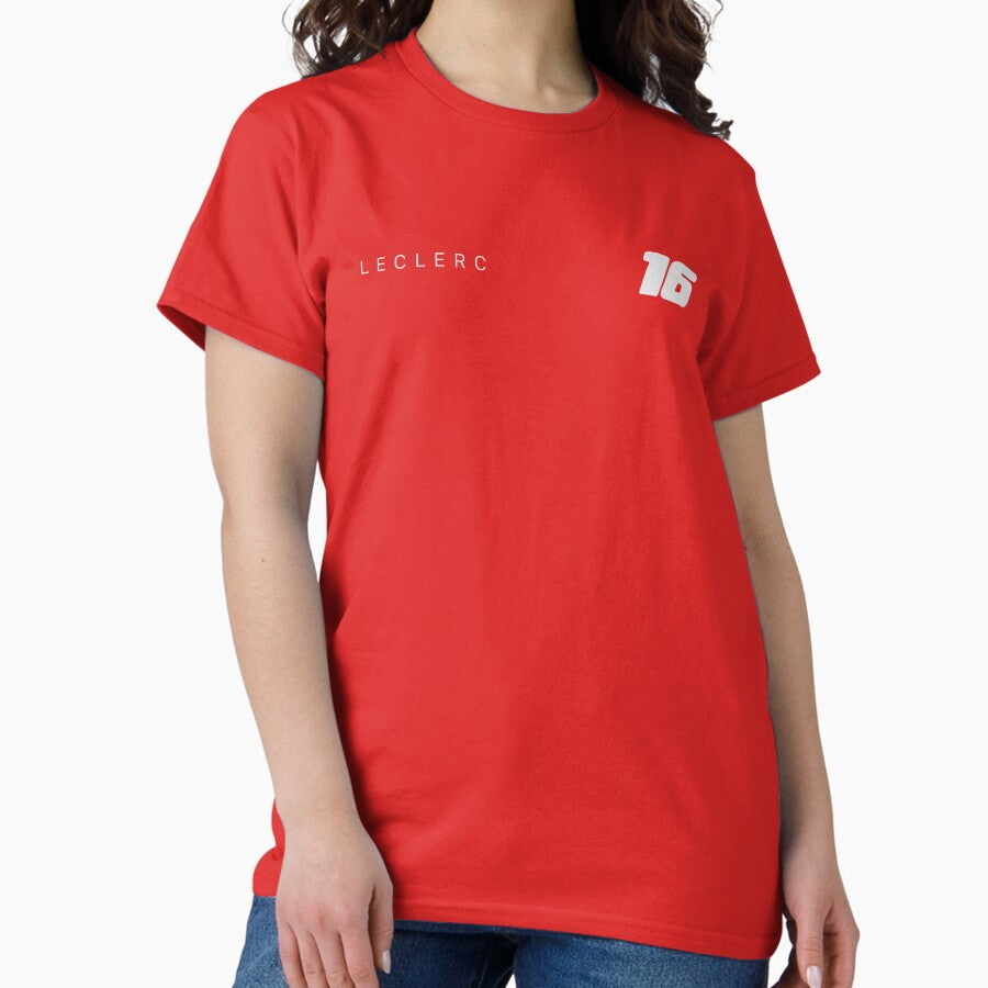Charles Leclerc 16 Ferrari F1 Tiffosi Classic T Shirt