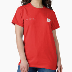 Charles Leclerc 16 Ferrari F1 Tiffosi Classic T Shirt