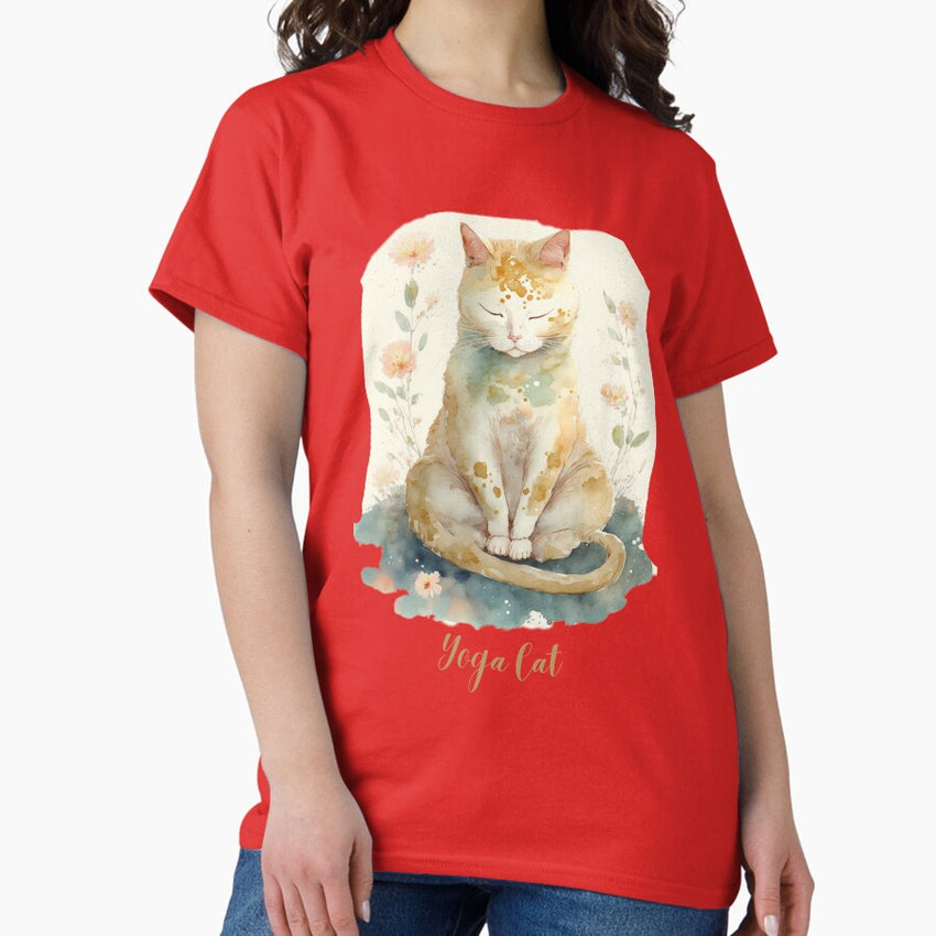 Yoga cat 09 Classic T-Shirt