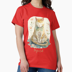 Yoga cat 09 Classic T-Shirt