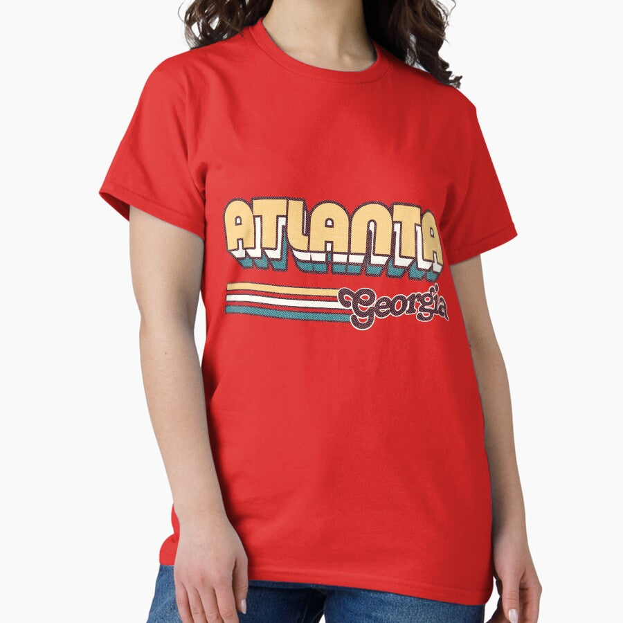 Atlanta, GA | City Stripes Classic T-Shirt