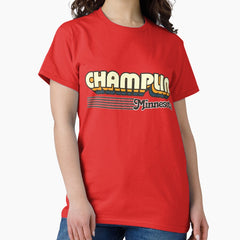 Champlin, Minnesota | Retro Stripes Classic T-Shirt