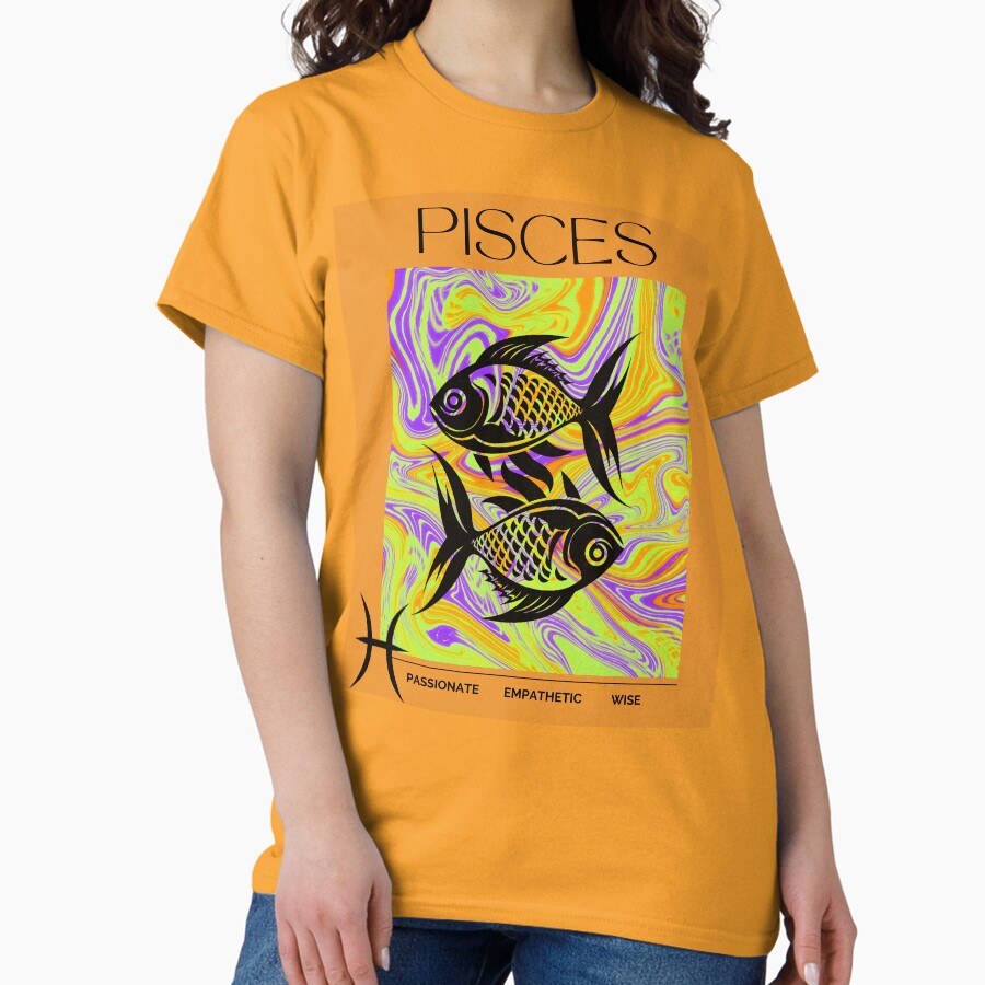 A Perfect Zodiac Sign Of Pisces Classic T Shirt