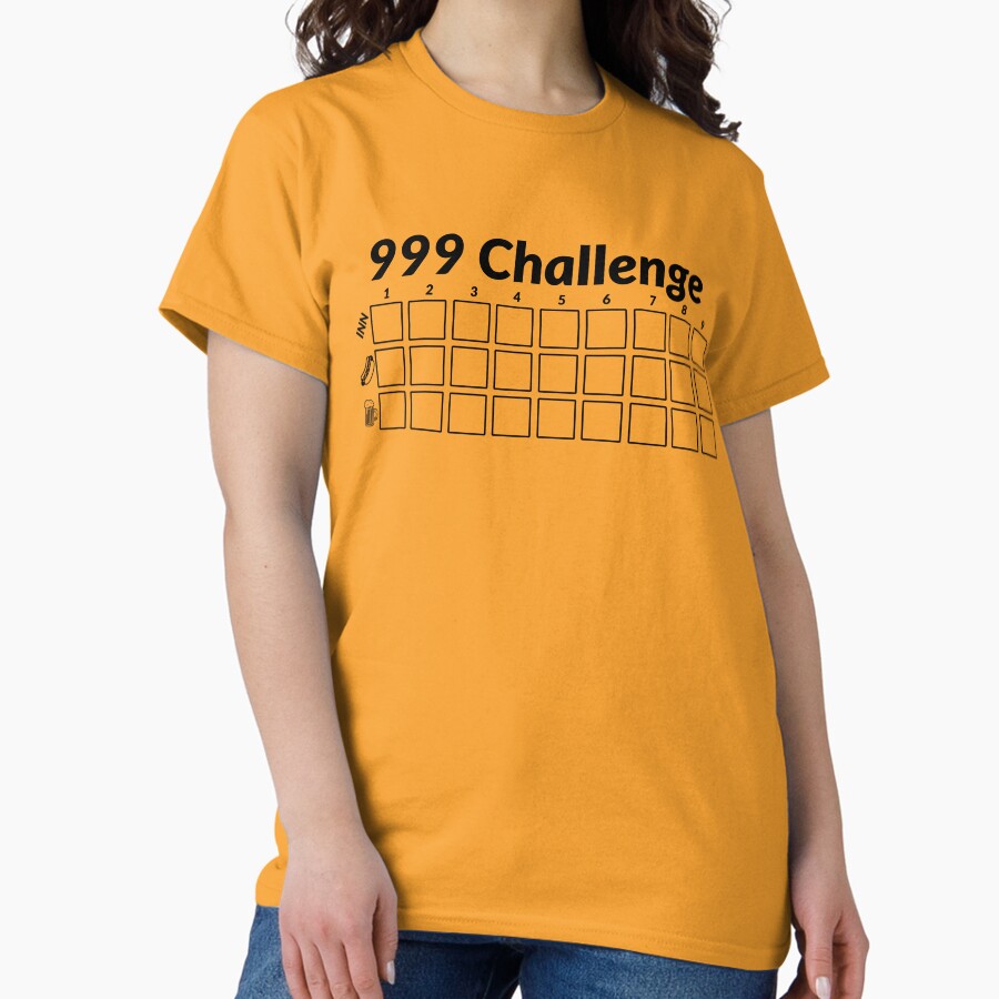 999 Challenge Tracker ⚾️ Classic T-Shirt