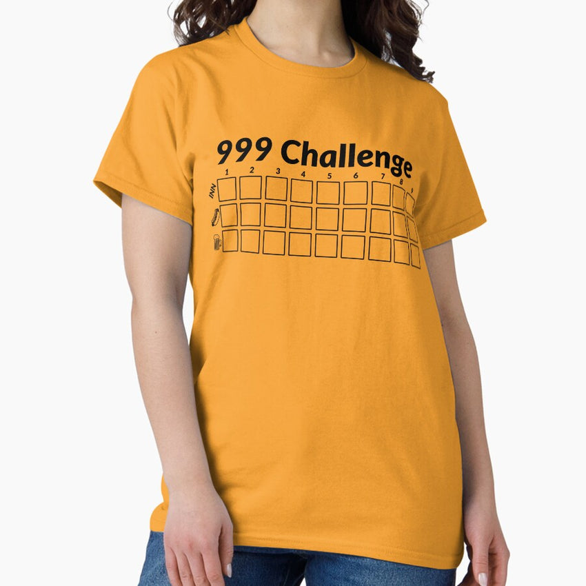 999 Challenge Tracker ⚾️ Classic T-Shirt