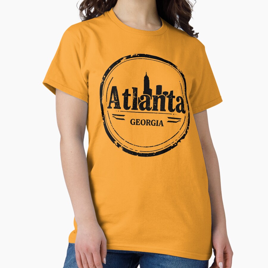 Atlanta-Georgia (stamp style design) Classic T-Shirt