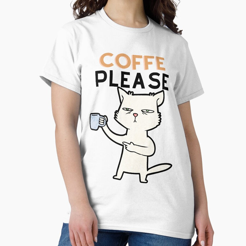 Coffe Please Classic T-Shirt