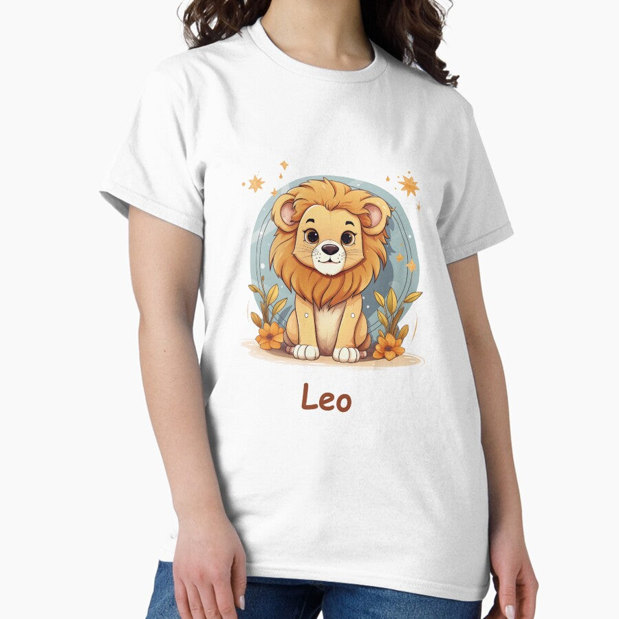 Cute Zodiac sign Leo Classic T-Shirt