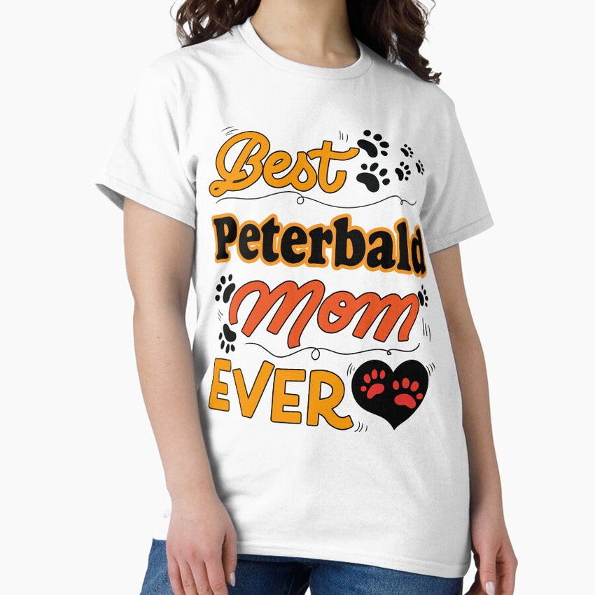 Best Peterbald Cat Mom Ever cute design for all the cats lovers mamas Classic T-Shirt