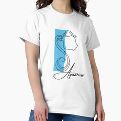 Aquarius zodiac sign test Classic T-Shirt