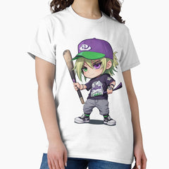 Baseball and boy cartoon Classic T-Shirt