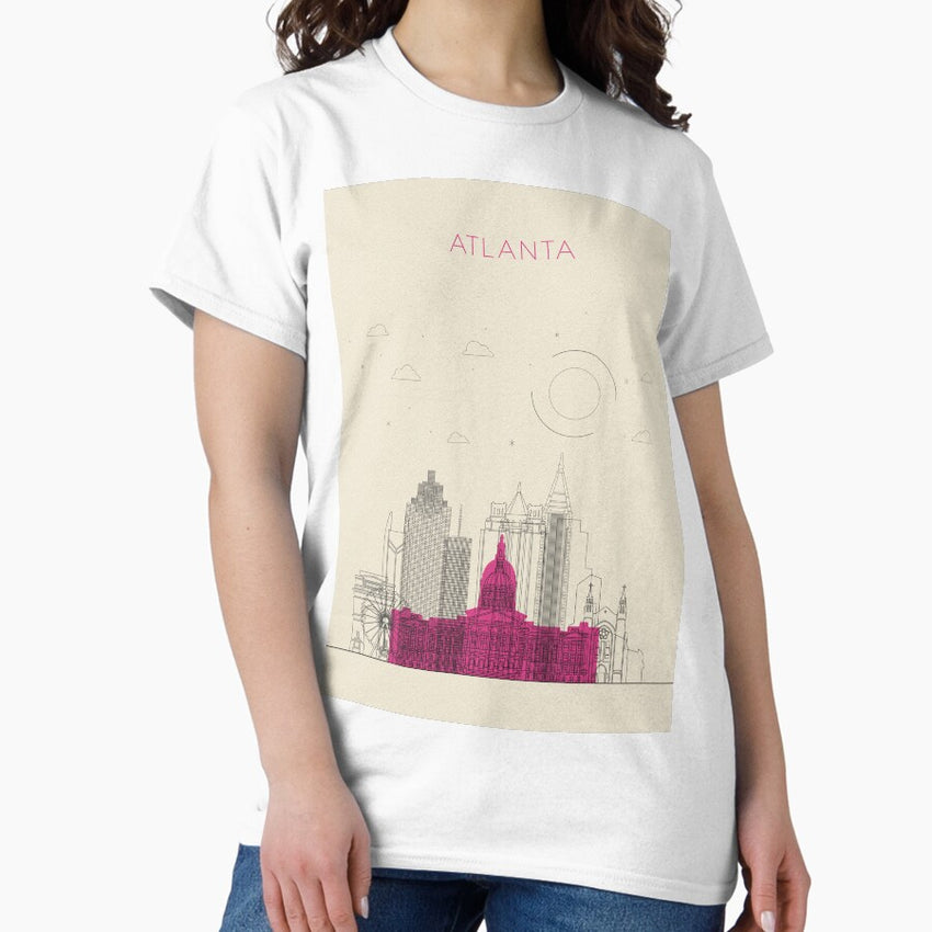 Abstract City Posters: Atlanta, Georgia Classic T-Shirt