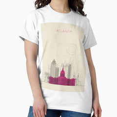 Abstract City Posters: Atlanta, Georgia Classic T-Shirt