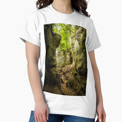 A Rocky Forest Path In Minnesota Classic T Shirt