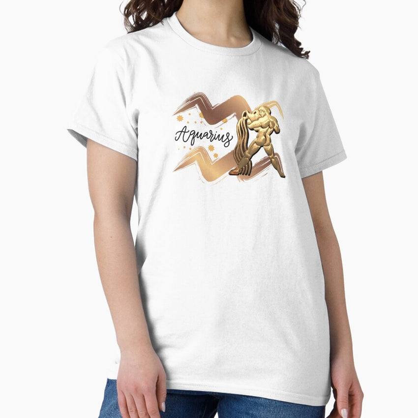Zodiac Aquarius Birth Sign Design! Classic T-Shirt