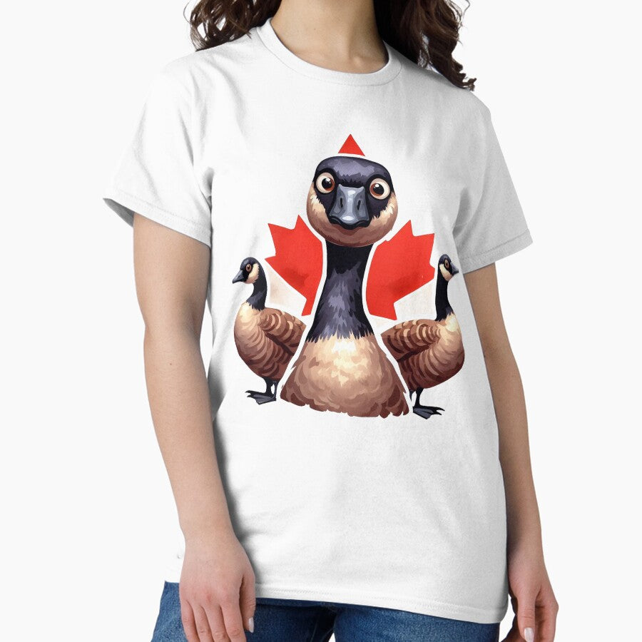 Silly Canadian Goose Classic T Shirt