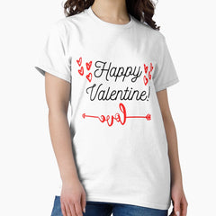 Happy Valentine Lovers cool tee Classic T-Shirt