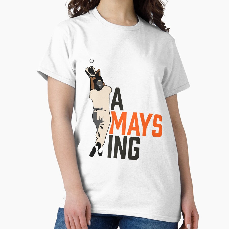 A MAYS ING - Baseball Legend Tee Classic T-Shirt