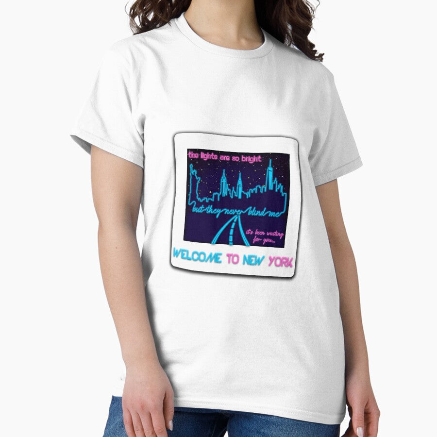 Welcome To New York Taylor Swift Fan Art Classic T Shirt