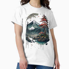 Serenity In The Mountains Classic T Shirt