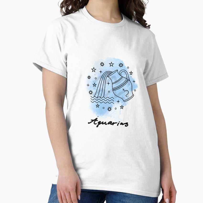Aquarius Horoscope Sign Classic T-Shirt