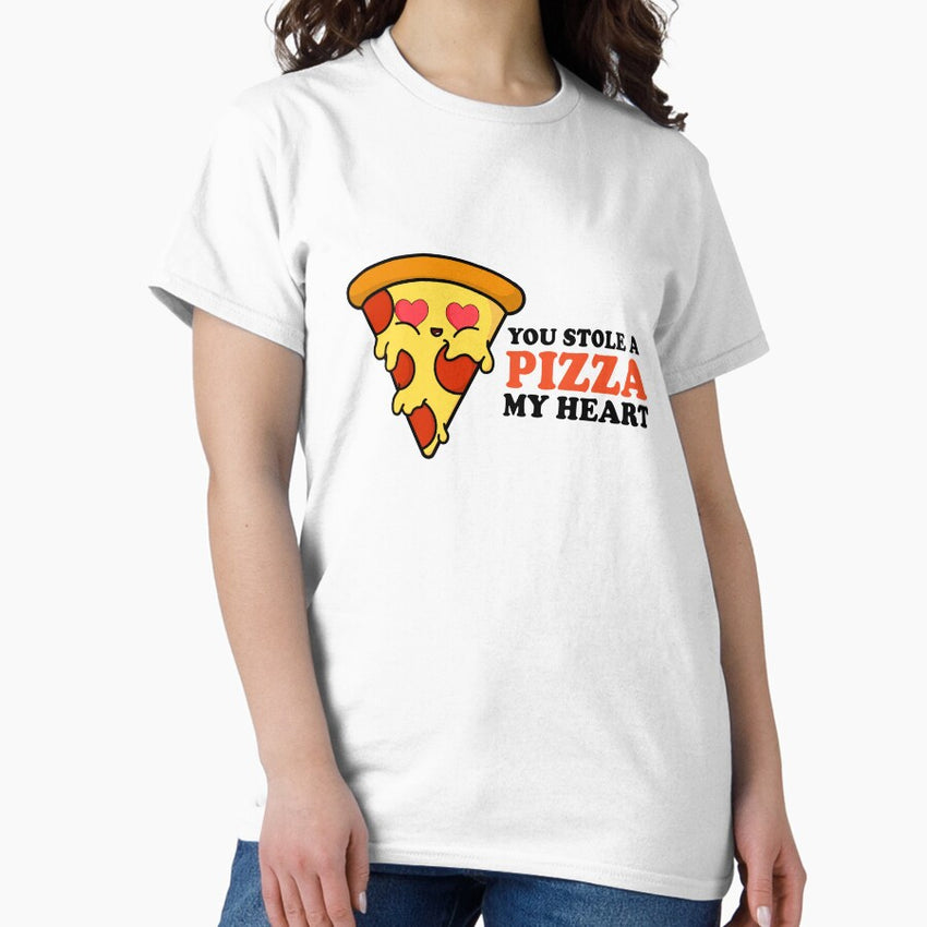 Cartoon Pizza | You Stole a Pizza my Heart Classic T-Shirt
