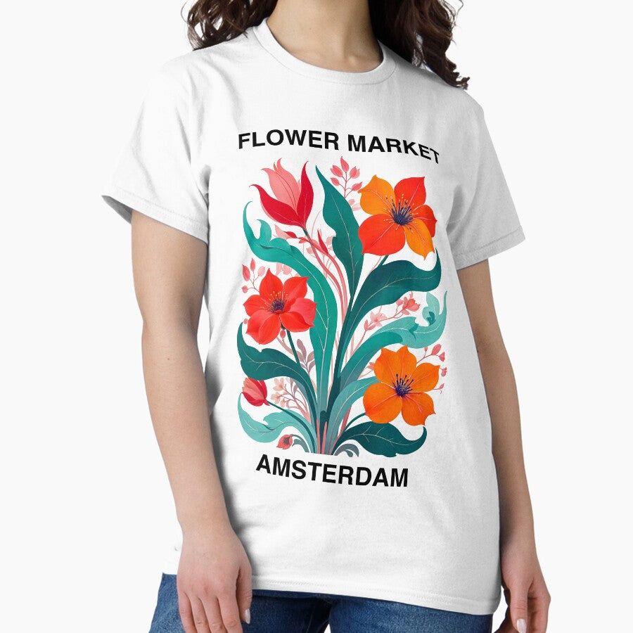Amsterdam flower market Classic T-Shirt