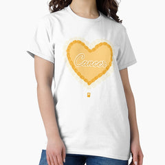 Cancer Zodiac Cake - Yellow Classic T-Shirt