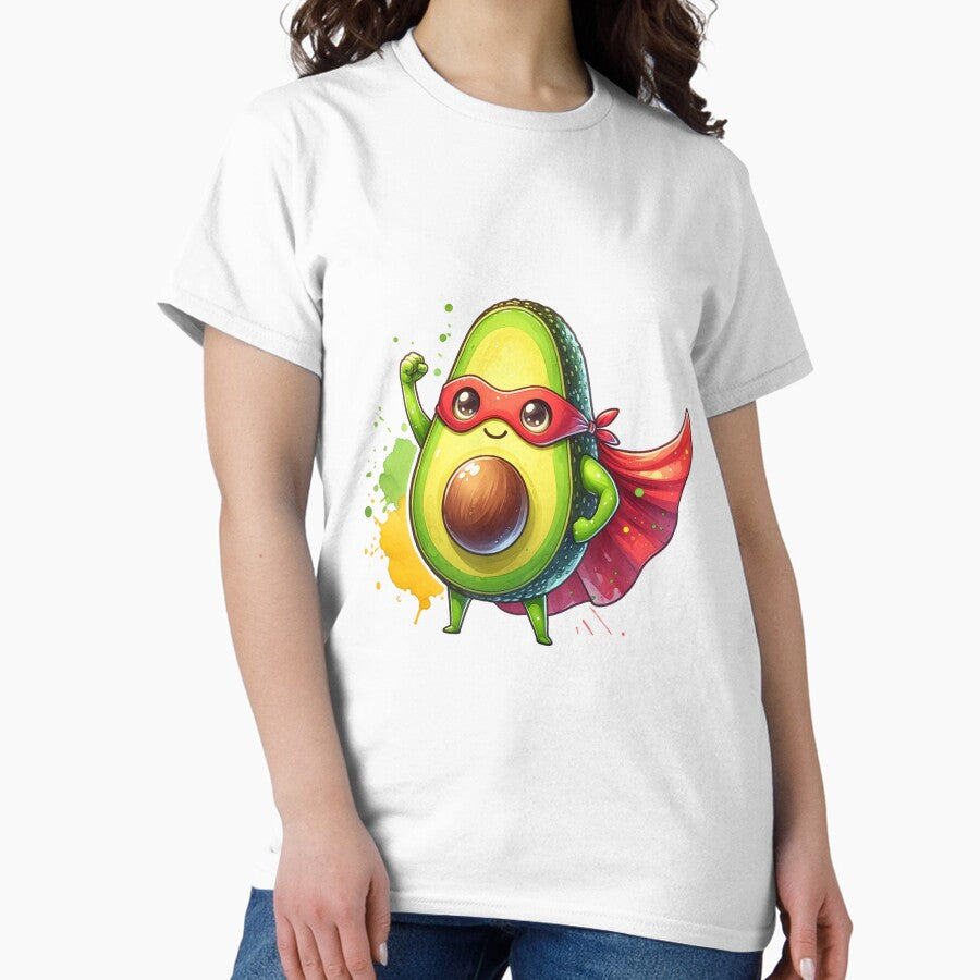 Avocado Superhero Classic T-Shirt