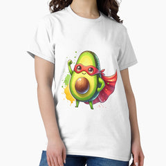 Avocado Superhero Classic T-Shirt