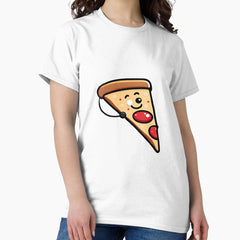 smile slice pizza Classic T-Shirt