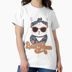 Best Mom Cute Cat Mom Stylish Classic T-Shirt