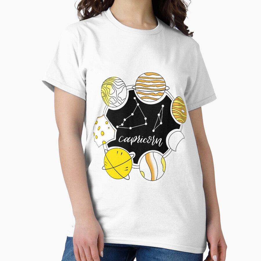 Capricorn Zodiac/Star Sign Classic T-Shirt