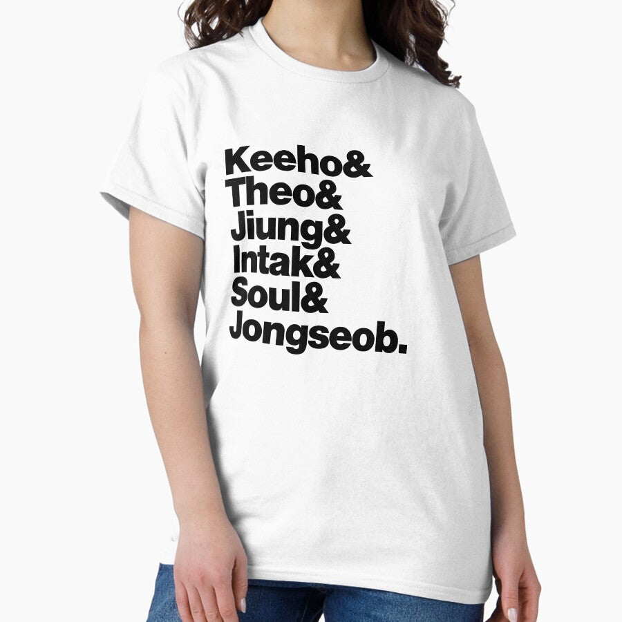 P1Harmony Members Names Classic T Shirt