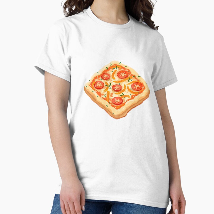 Kawaii Pizza Delight Classic T-Shirt