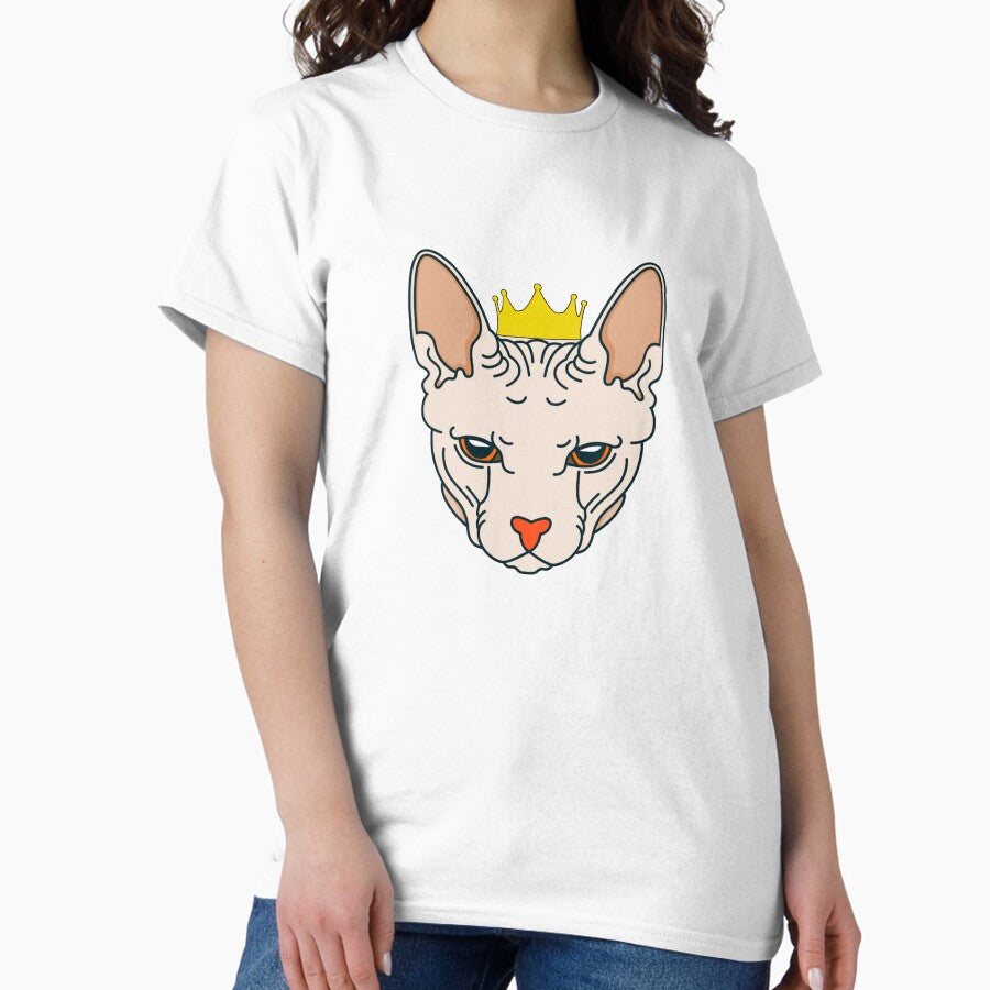 Crowned Sphynx Cat Classic T-Shirt